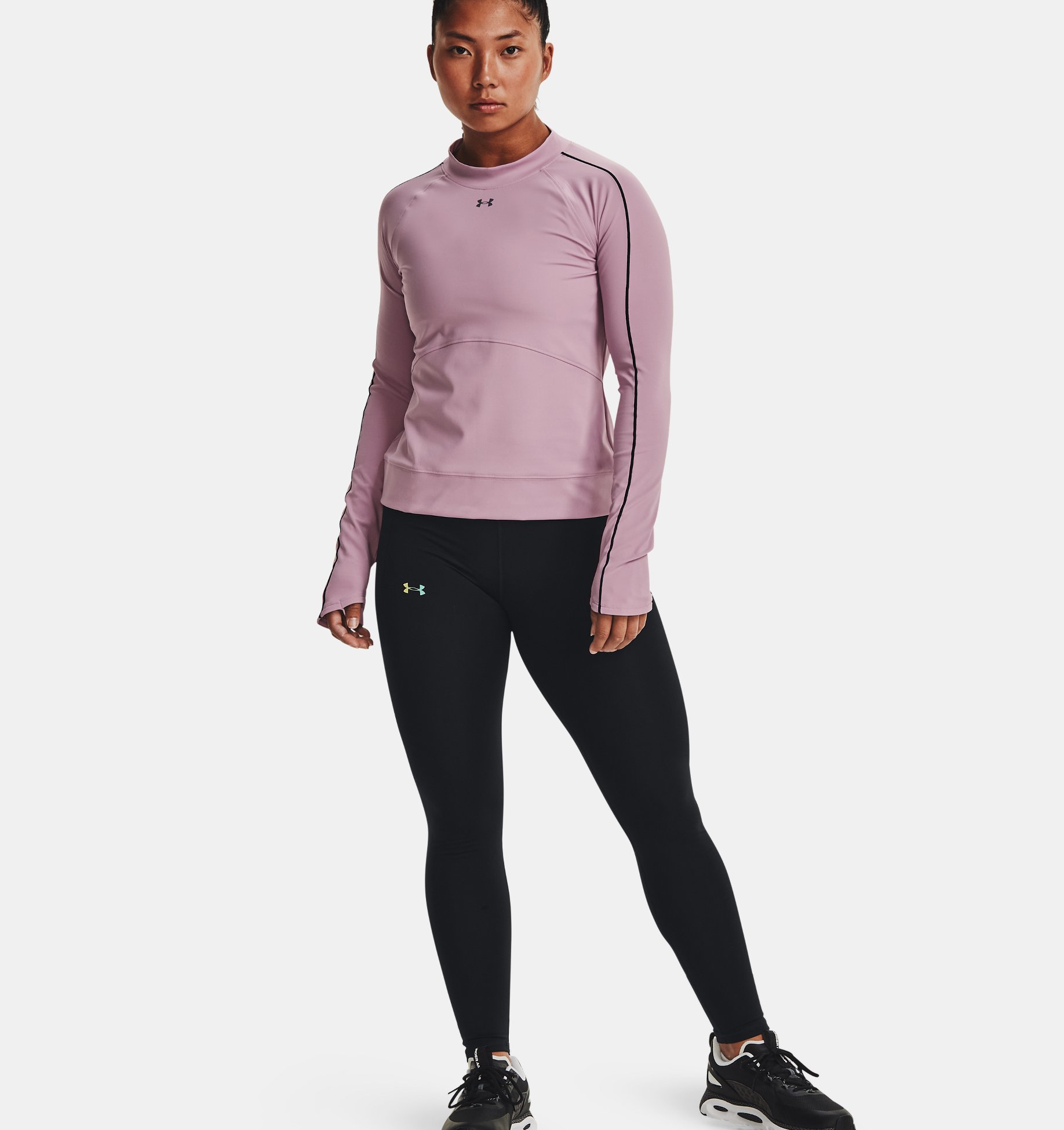 Comfortable Long Sleeve Gym Top with Rush Technology Under Armour Women’s Running Top UA Rush Functional Women’s Activewear with Tight Fit 